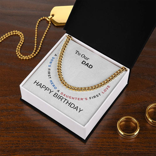 To The Perfect Dad Silver Necklace