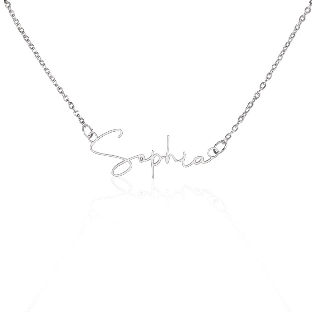 Signature Name Necklace New Collection