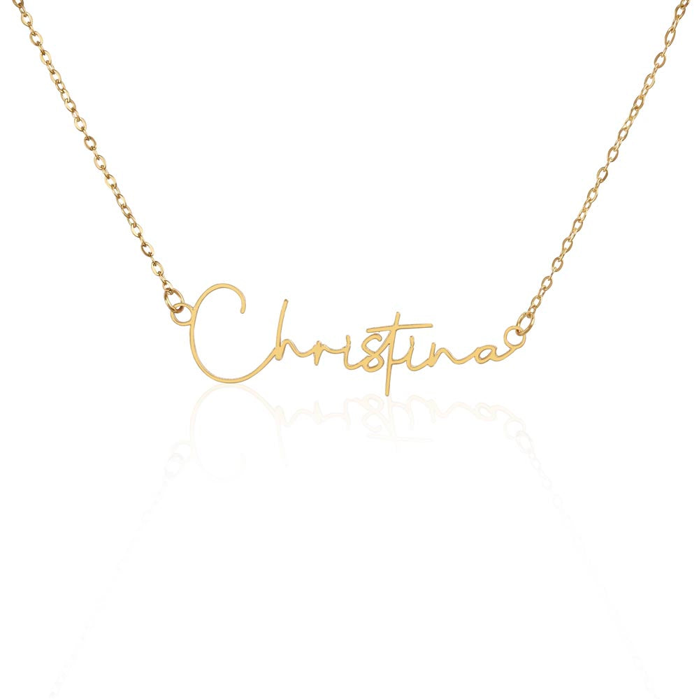 Signature Name Necklace New Collection