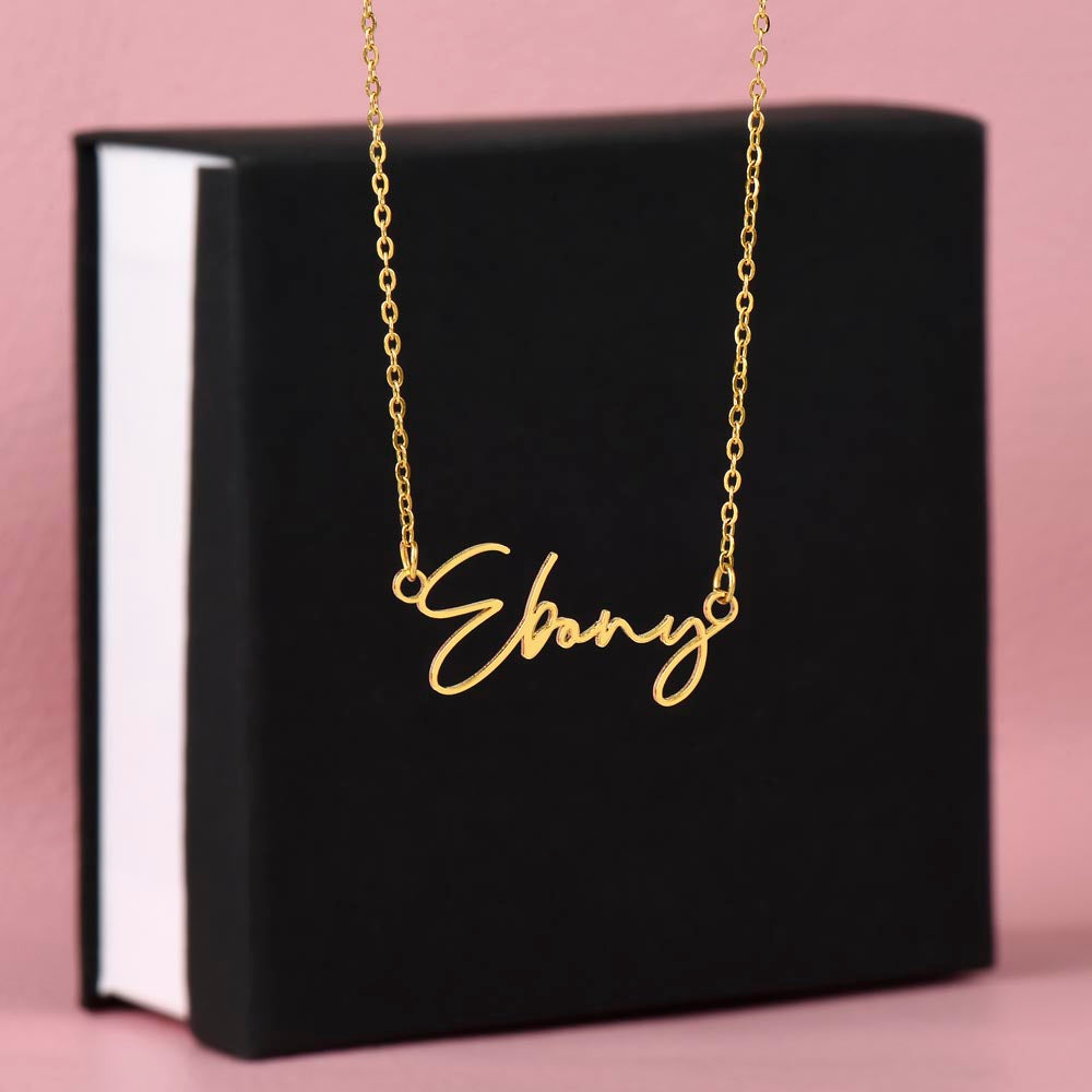 Signature Name Necklace New Collection