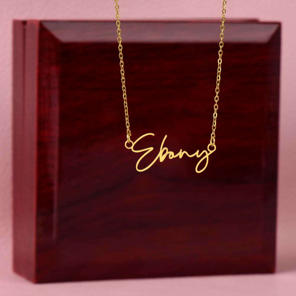 Signature Name Necklace New Collection